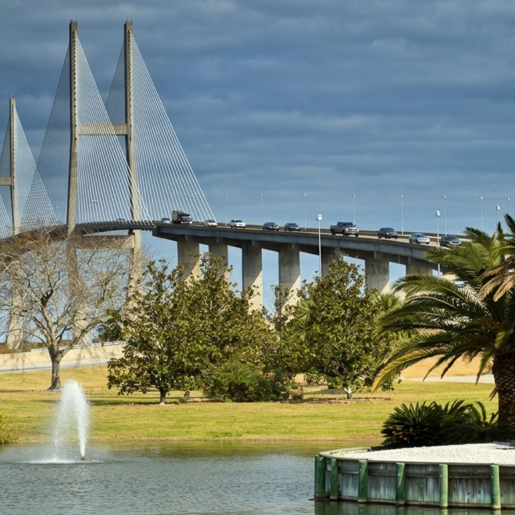 The Jekyll Island Causeway