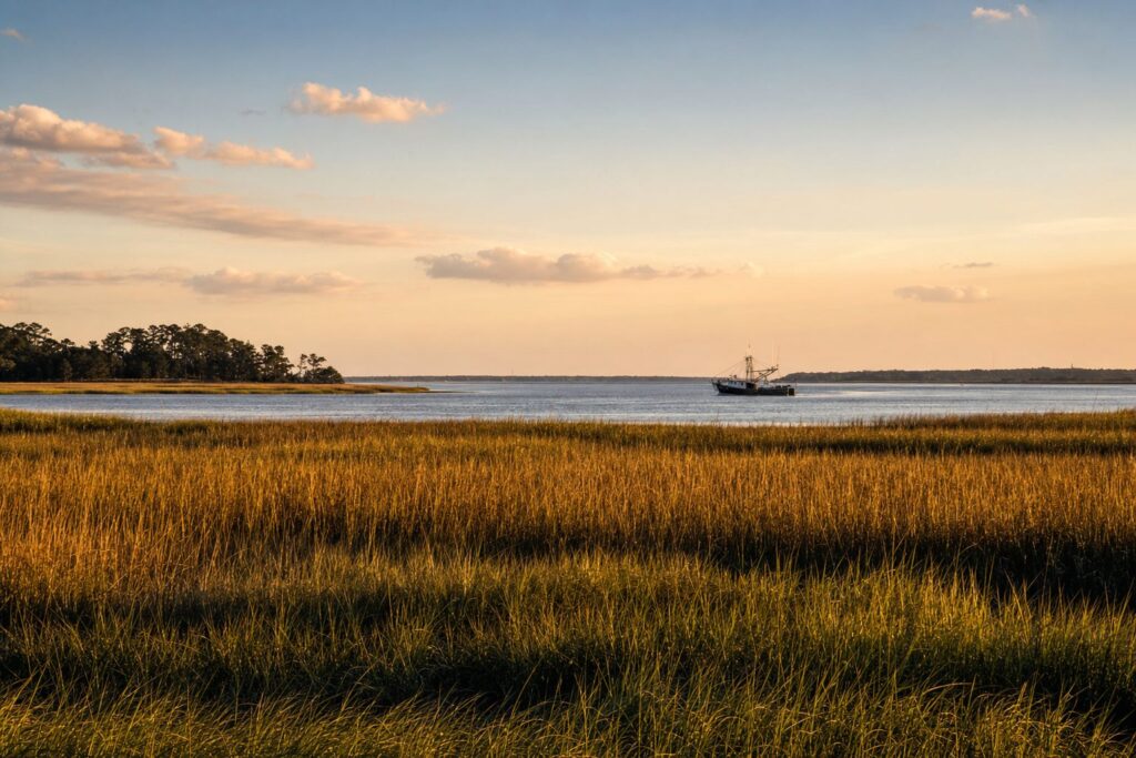 Golden Isles coastal Georgia marsh landscape near Brunswick, served by Boyd Law Firm